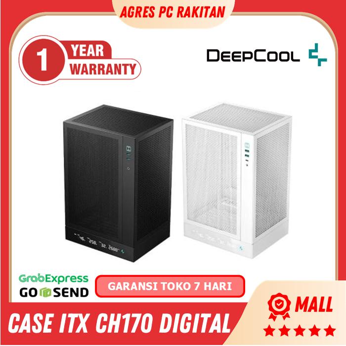 Tokopedia Computer Case Promo DEEPCOOL PC CASE ITX CH170 DIGITAL (DIGITAL DISPLAY) BLACK ...