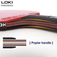 Gambar K SERIES 4 Pingpong bat LOKI - Table tennis racket - long handle, black red dari LOKI INDONESA Kota Administrasi Jakarta Barat 4 Tokopedia