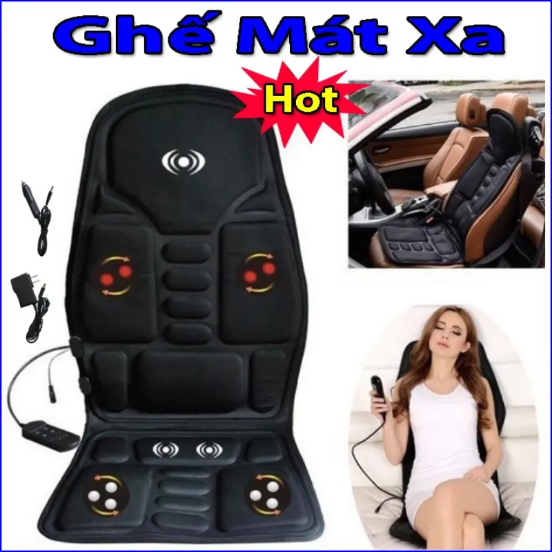 [DD-necessary]  Đệm ghế massage toàn thân trên ô tô xe hơi siêu tiện lợi 7