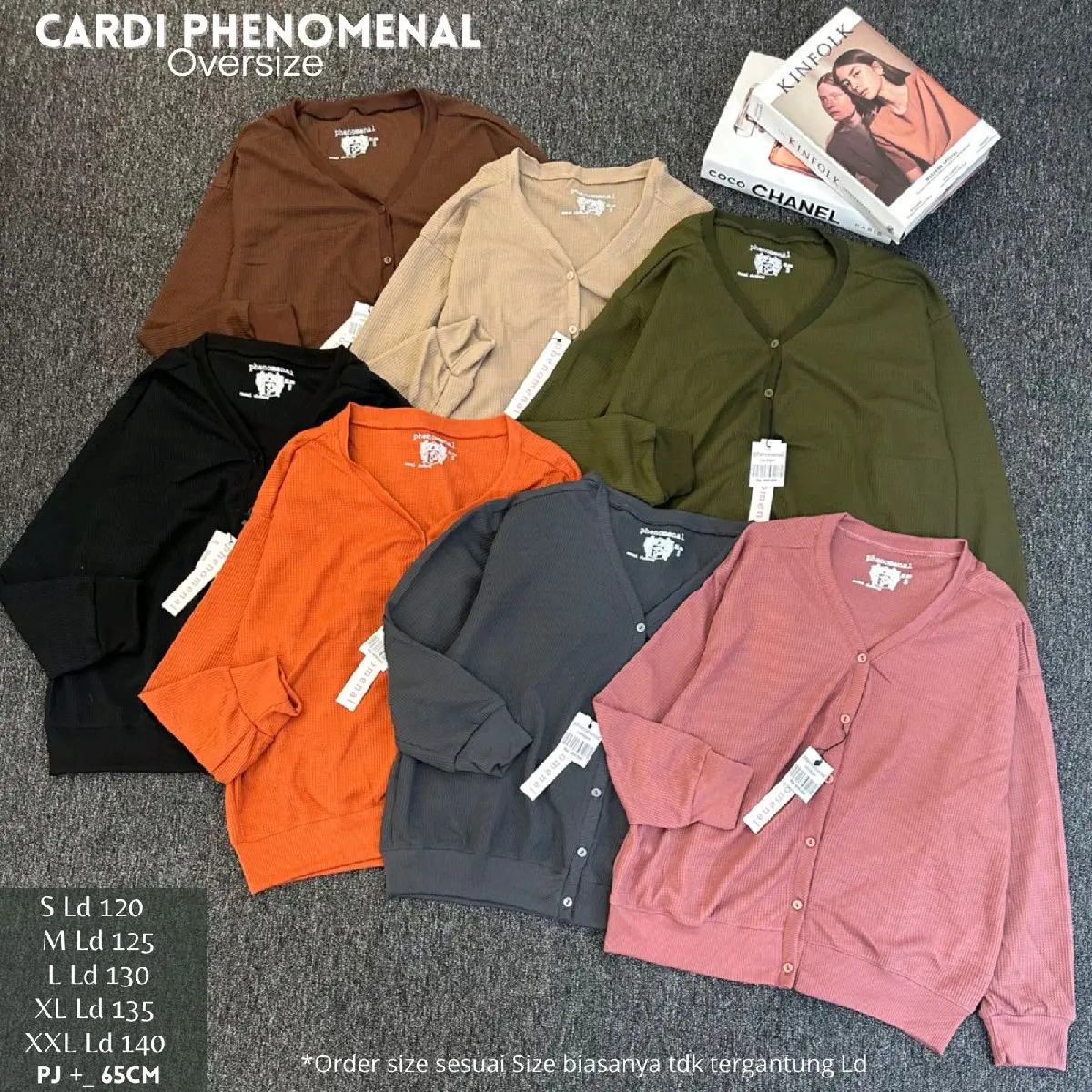 cardi phenomenal promo cardi phenomenal cardi rajut phenomenal Knitwear Cardigan Panjang Sweater Atasan Outer Kardigan Kancing Oversize
