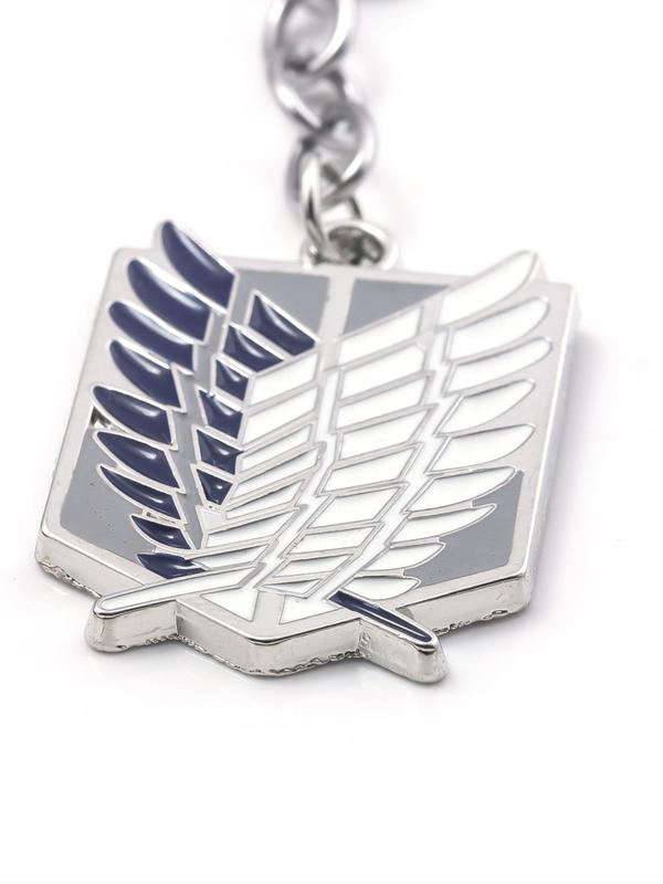 Anime Design Keychain, Metal Wing Design Keychain for Men & Women, Trendy All-match & Exquisite Keychain for Birthday Gift 7