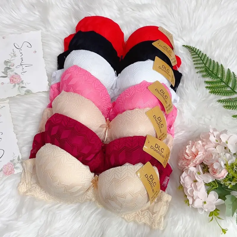 RM_Combo 3 áo ( 38kg - 55kg) lót ren có giọng Hoạ Tiết mút dày 3,5cm nâng ngực đẹp mẫu mới - Tân Uyên Shop Nữ Women Bra Voi Voan Sen