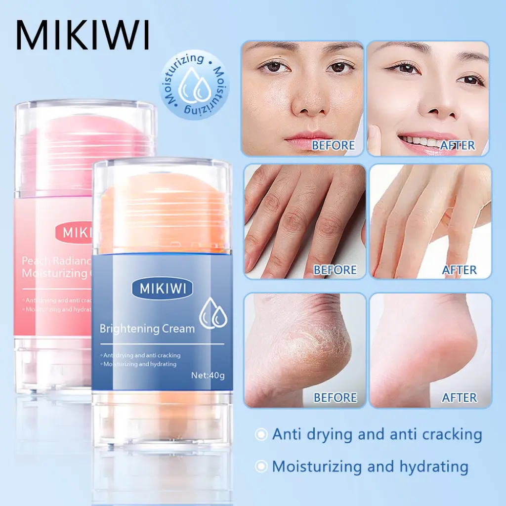 MIKIWI Foot & Hand Cream Anti Crack Moisturizing Whitening Hand Heel Cream Skin Care for WholeBody