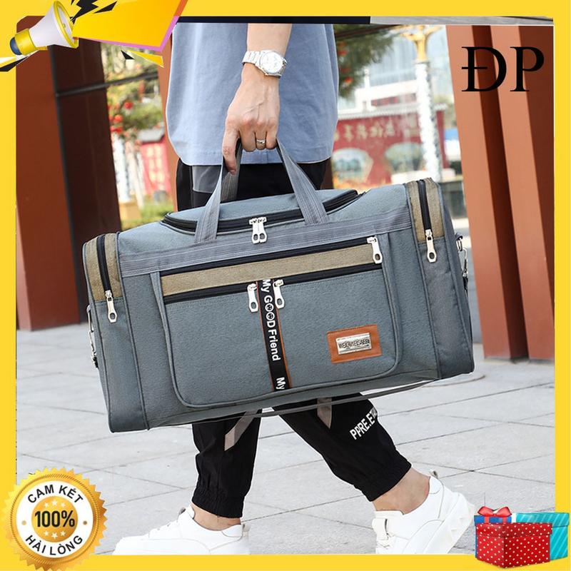 Túi du lịch chống thấm nước nhiều ngăn có ngăn để đồ ướt riêng biệt- Túi trống thể thao cỡ lớn -Túi trống tập gym, Balo hành lý đi chơi, du lịch cỡ lớn tuitrong dulich