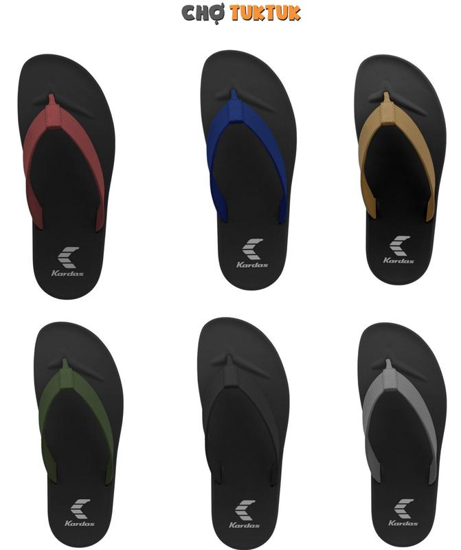Dép nam Thái lan cao su chóng trơn trượt Kardas Jacker 2.1 Đế Bằng Nhung DéP Đồng