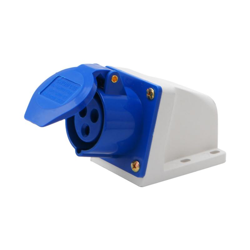 Product Introduction of 16 Amp 3 Pin Industrial Socket 220-250V Weatherproof IP44 2P+E 3Phase 16A 34