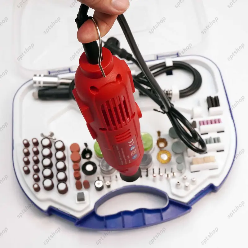 Máy Mài Chai Vali DH, Bộ máy khoan mài cắt mini đa năng, máy mài khuôn 260W 3