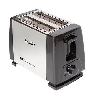 Sonifer TOASTER ROTI POPUP 2 SLICE ALAT PEMANGGANG ROTI Stainless SF-6007