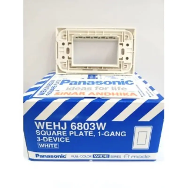 Frame Saklar 1 Gang 3 Device Putih A Mode Panasonic WEHJ 6803W 1