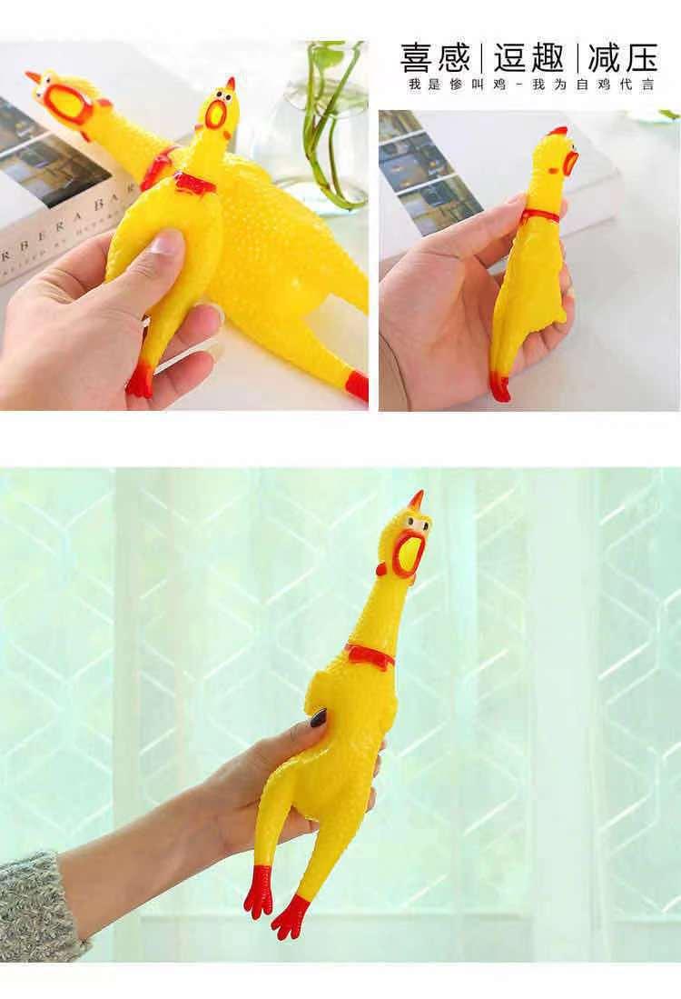 Product Introduction of 2025 Chicken Squeaky Sound Chicken Desperate Screaming Fighting Chicken Dog Toy Durable Chew Puppy Screaming Chicken Squeaky Chicken Toy 16