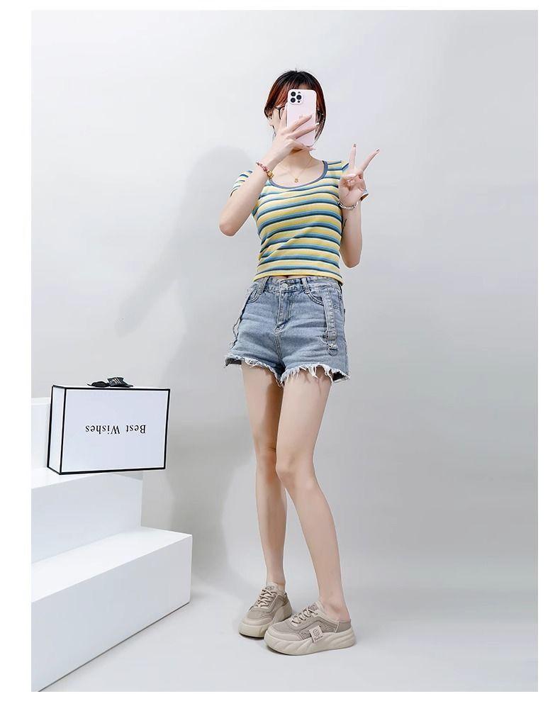 Product Introduction of Snow Lauder Slip-on Half Slippers Women's Summer 2024 New Breathable Mesh Red Ins All-Match Sneakers 19