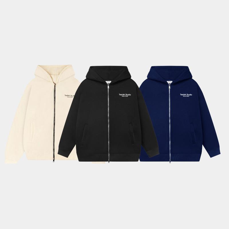 Áo Hoodie Zip Teelab Worldwide Studio Unisex Form Oversize Local Brand HD067