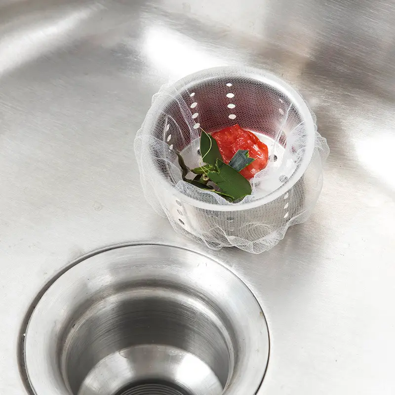 [Tiện Lợi] Lọc Rác Bồn Rửa Bát – Lọc Cặn Bã, Dầu Mỡ, Ngăn Nghẹt Ống Nước – Combo 100 Túi