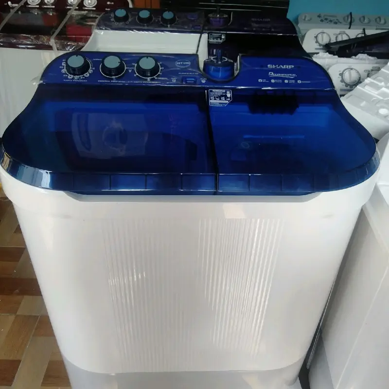 mesin cuci 2 tabung sharp 10 kg ES-t1090 0