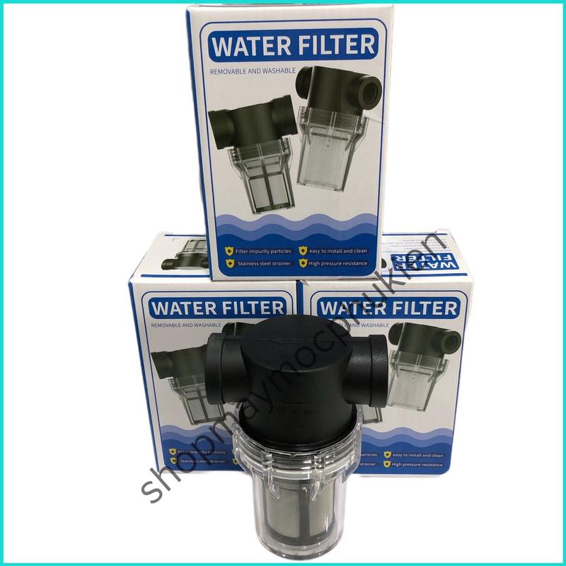 Bộ lọc nước trực tiếp ren 27mm cho máy rửa xe, ống nước tưới cây