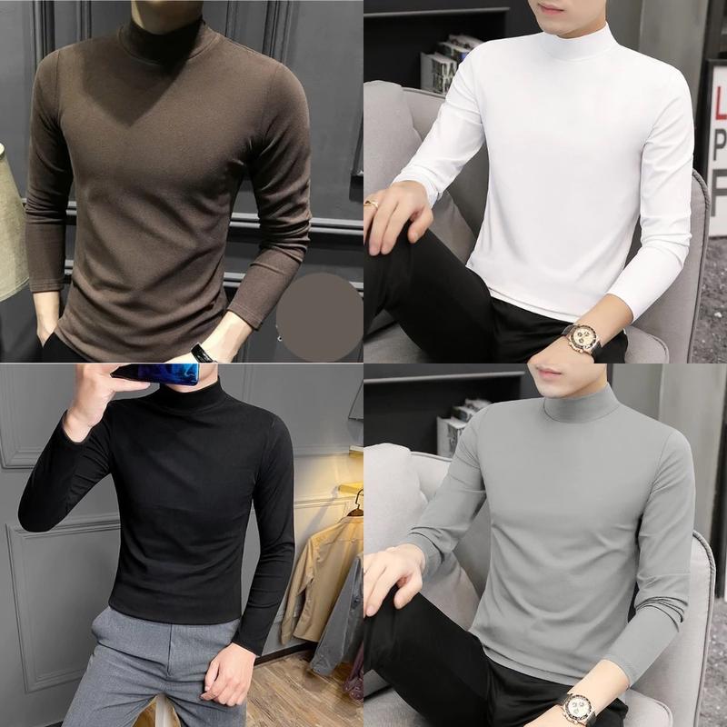 Combo 3 áo giữ nhiệt nam vải thun lót lông áo thu đông co giãn thoải mái Cotton