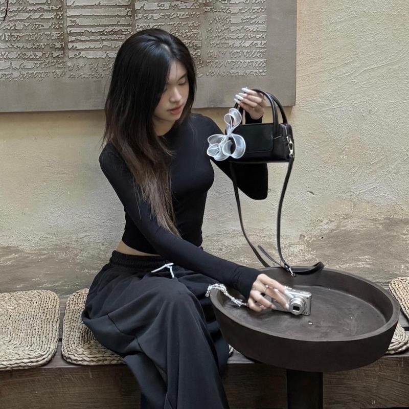 •BOXY BASIC• TÚI XÁCH NỮ 2025 BASIC KÈM CHARM NƠ ẢNH CHỤP THẬT túi đeo hoa đeo túi airbag