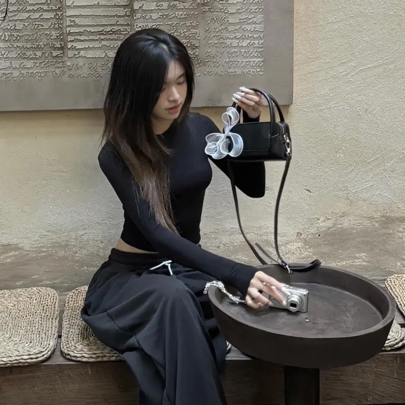 •BOXY BASIC• TÚI XÁCH NỮ 2025 BASIC KÈM CHARM NƠ ẢNH CHỤP THẬT túi đeo hoa đeo túi airbag