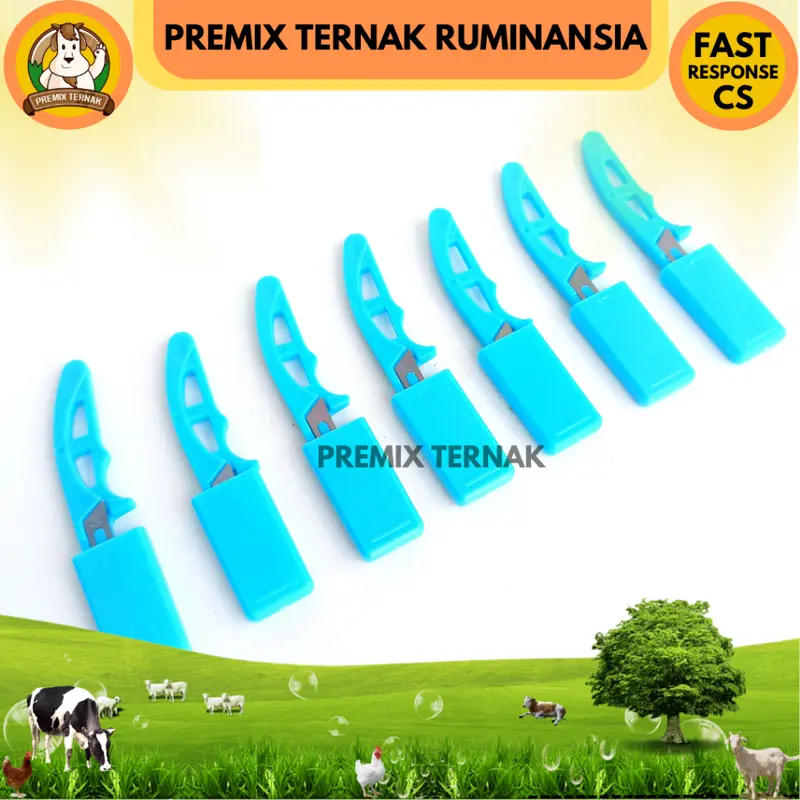 Pisau Bedah dan Kebiri Hewan Ternak Kambing Domba Sapi Anjing Kucing Babi dll 2
