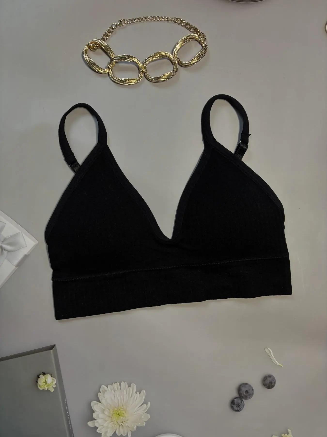 Women's Solid Wireless Bra, Soft Comfortable Breathable Backless Bra, Women's Lingerie for All Seasons