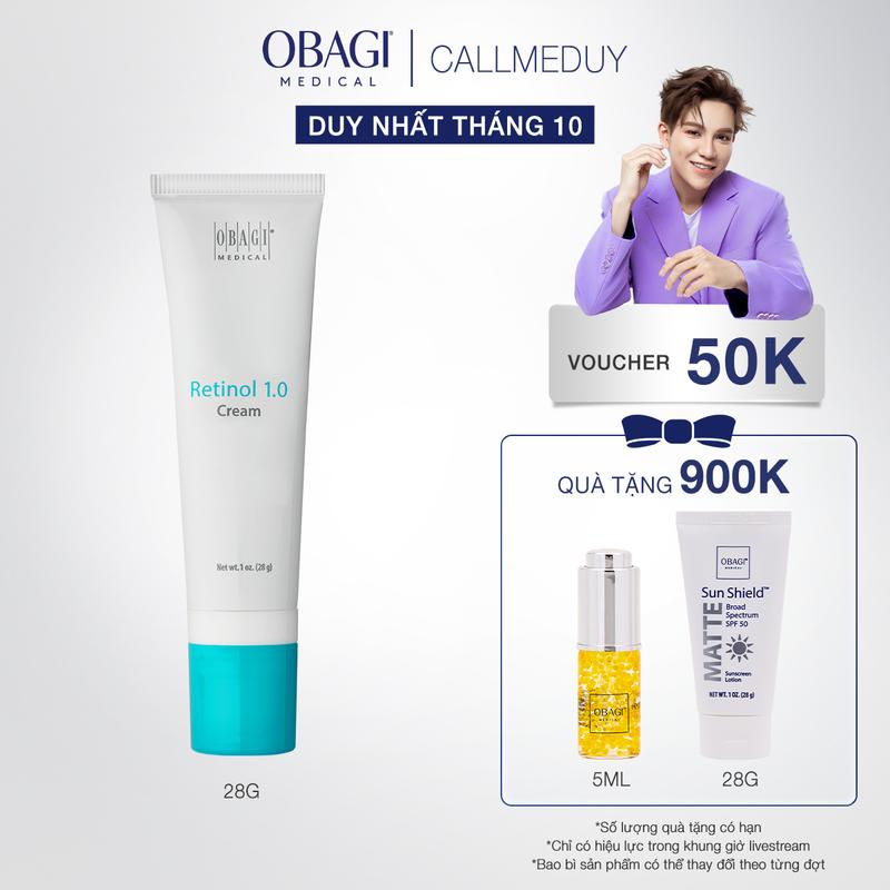 CallmeDuy Tặng 1 tinh chất 5ml 1 chống nắng 28g Kem Dưỡng OBAGI Retinol 1.0 28g