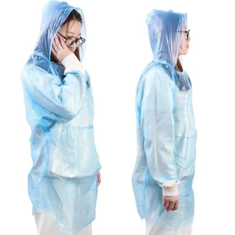 Bóng Áo Mưa Dùng Một Lần, Không Thấm Nước, Dành Cho Người Lớn, Áo Mưa Ponchos Áo Choàng, Cầm Tay, Thích Hợp Cho Các Trường Hợp Khẩn Cấp Ngoài Trời, Áo Khoác, Đồ Dùng Gia Đình 4