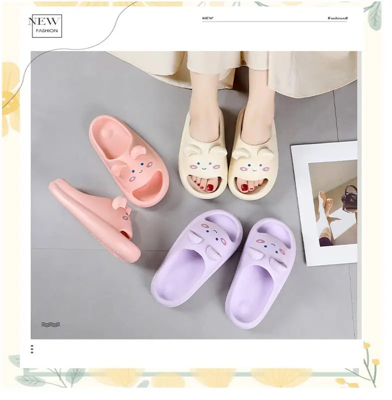 Sandal Rabbit Jelly | Sendal Wanita Jelly Kelinci | 681-Y1 Pink Shoes 0