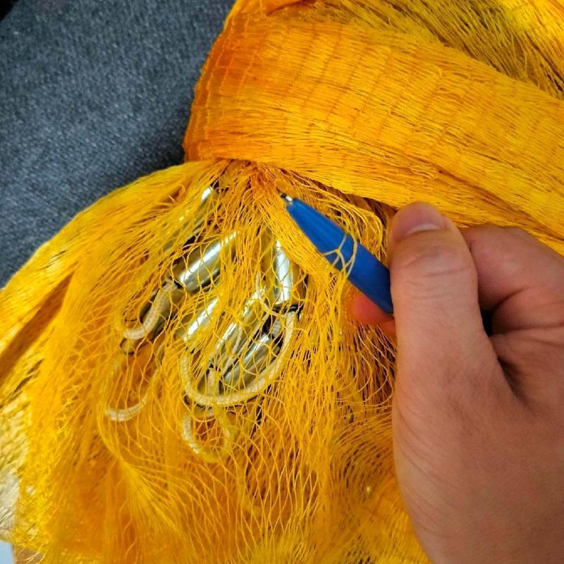 chài cá 4 m mắt 1.8cm dù vàng chân chì đúc quăng cá