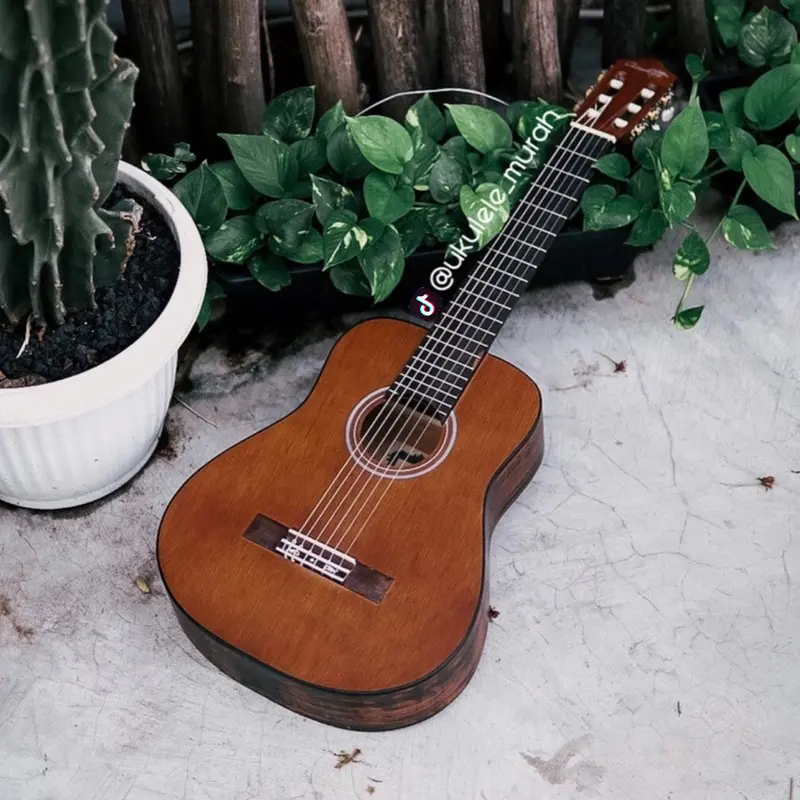 Gitar Klasik Mini 3/4 Nylon Cowboy Custom Fullset 1