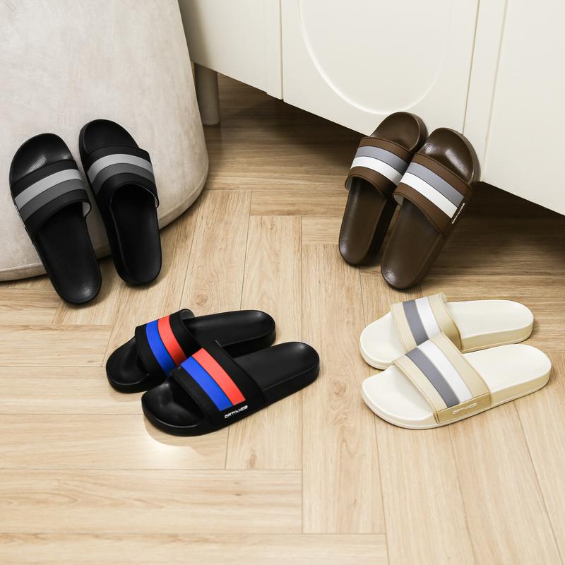 Dép Quai Ngang Nam Boy Phố FULLBOX Trong Nhà, Ngoài Trời DT05 Slipper dép lê Đế Bằng Dép Quai Ngang