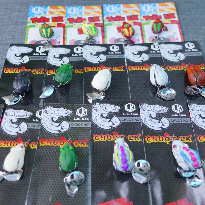 [LK HÒA] MỒI CÂU CHUYÊN LURE CHUỘT LK ACTION NỔI (S/7G, M/8G, M/SKIN8G VÀ L/12G LỬNG) Đi Câu Câu Cá Fishing Bắt Cá 0