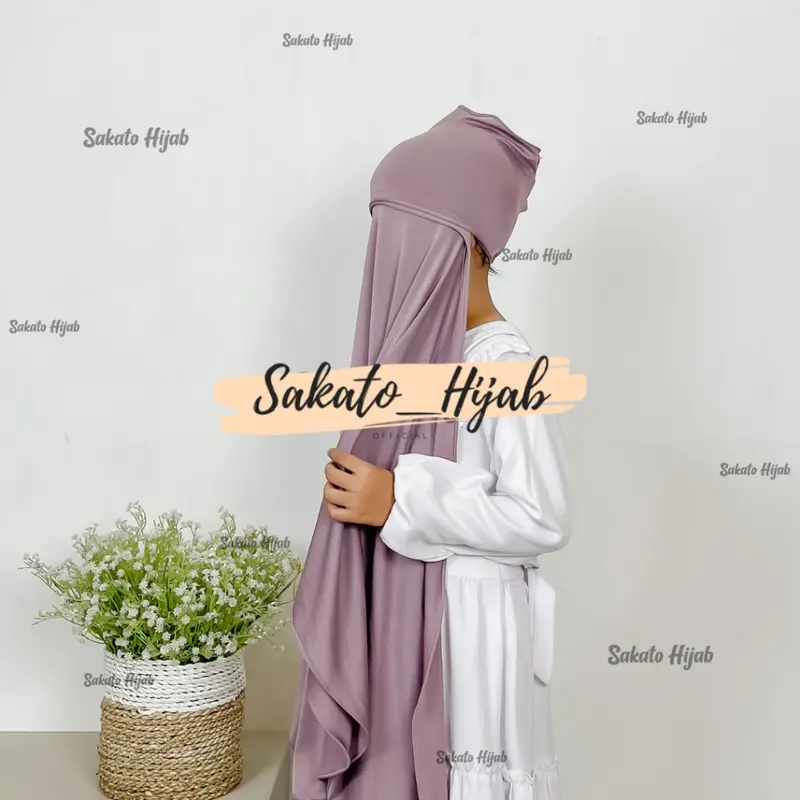 Pashmina Inner Anak Jersey 6-12 Tahun 0