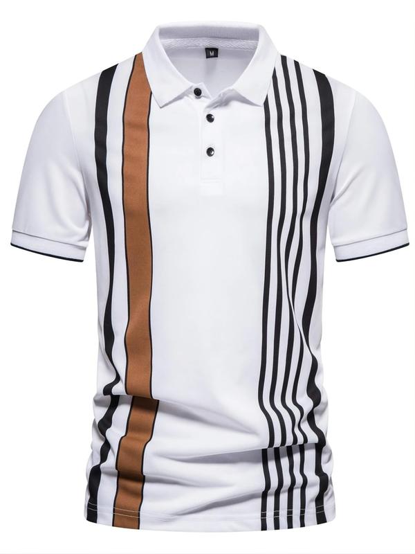 Casual Stripe Buckle Patchwork Contrast Turn-back Collar Long Sleeve Two Pieces Casual Stripe Buckle Patchwork Contrast Turn-back Collar Long Sleeve Two Pieces