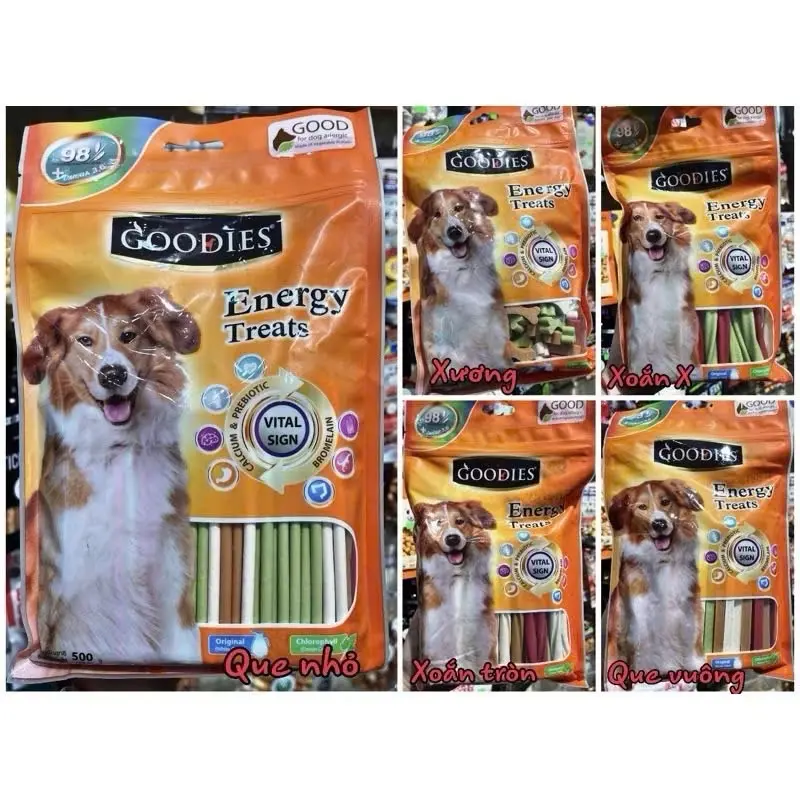 GOODIES Sản Phẩm Snack Thưởng Cho Chó Đến Từ Thái Lan Bổ Sung Canxi Vitamin