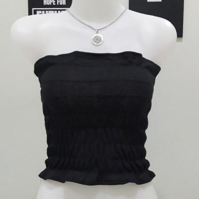 Ken Grosir kemben rajut kerut rib premium