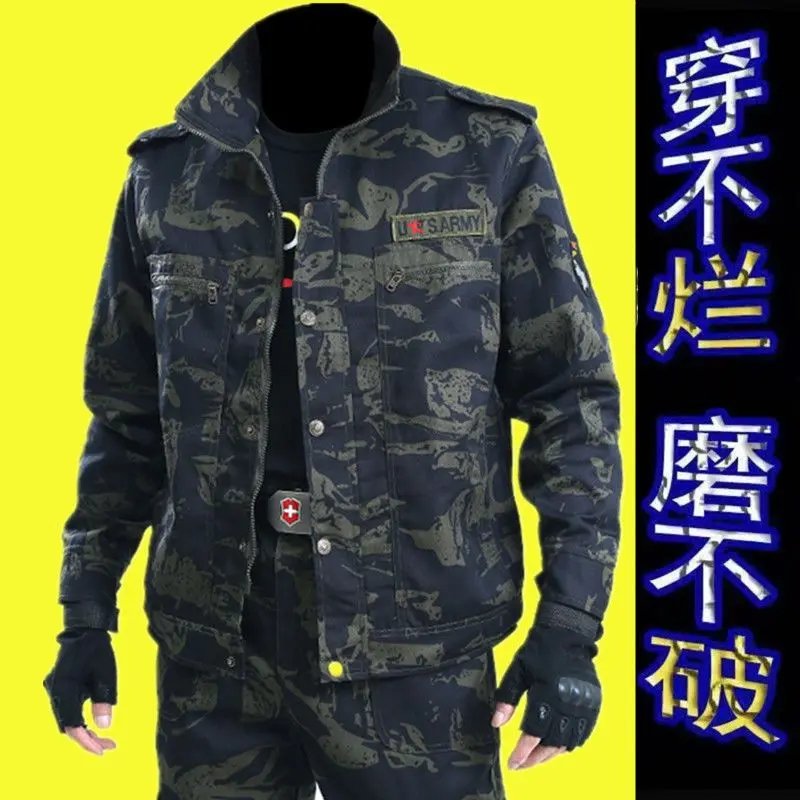 Quần Áo Bảo Hộ Lao Động Áo Khoác Nam Quần Áo Rằn Ri Bộ Đồ Bảo Hộ Lao Động Cho Nam Và Nữ Bộ Đồ Tập Luyện Quần Áo Nhà Máy Công Trường Xây Dựng Một Mảnh Tùy Chọn