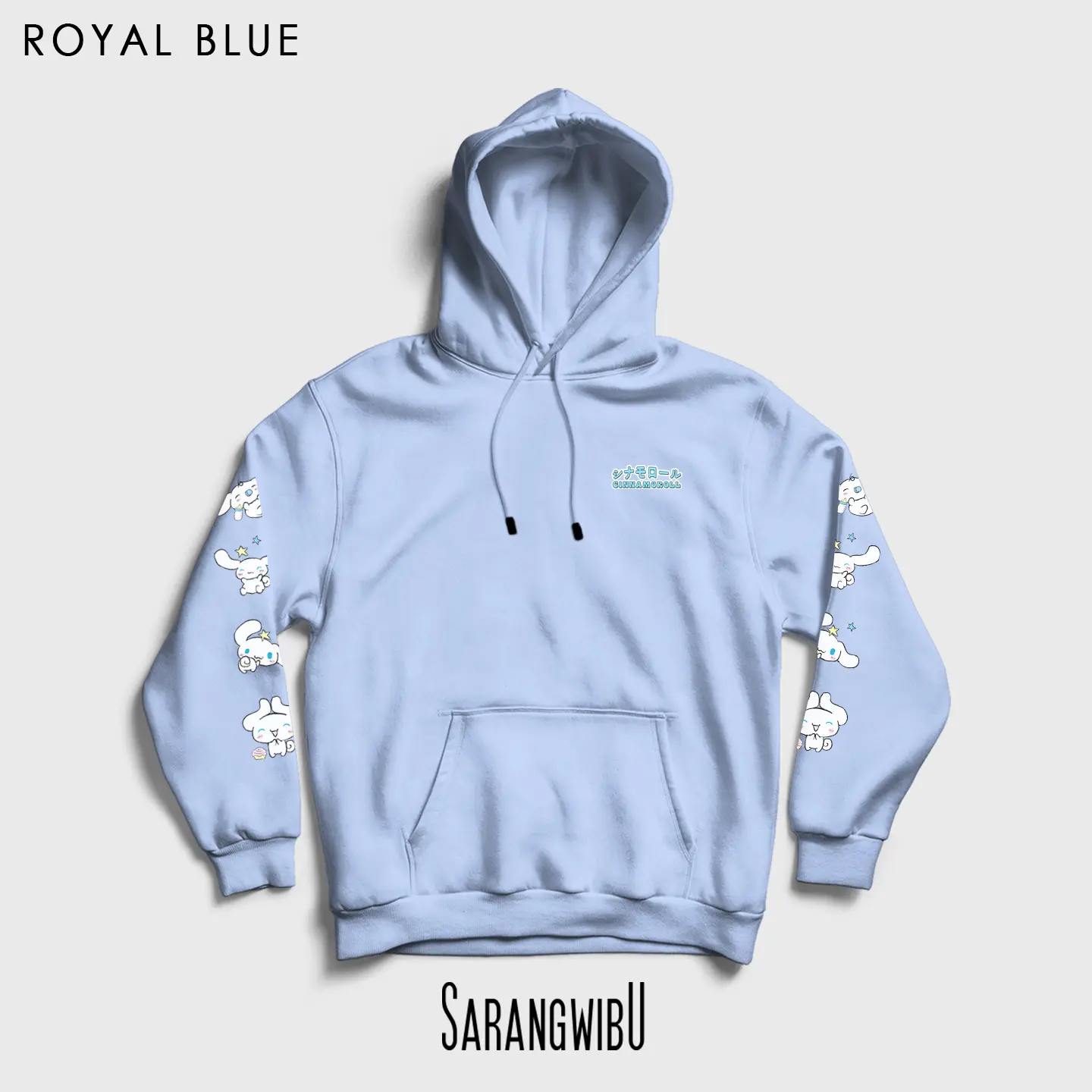 CINNAMONROLL HOODIE JUMPER UNISEX M - XXL ( SABLON )