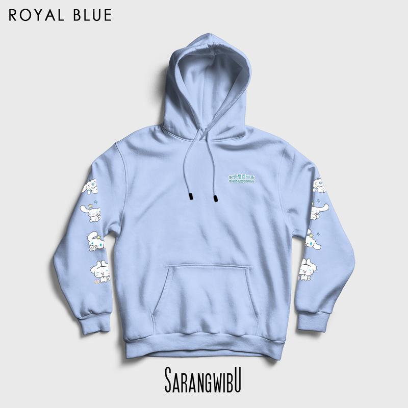CINNAMONROLL HOODIE JUMPER UNISEX M - XXL ( SABLON ) 0