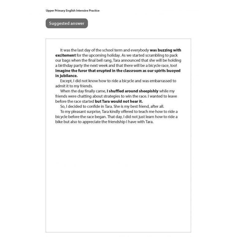 Product Introduction of Casual Upper Primary English: Intensive Practice Continuous Writing Volume 1/Singapore Syllabus/ Assessment Books 4