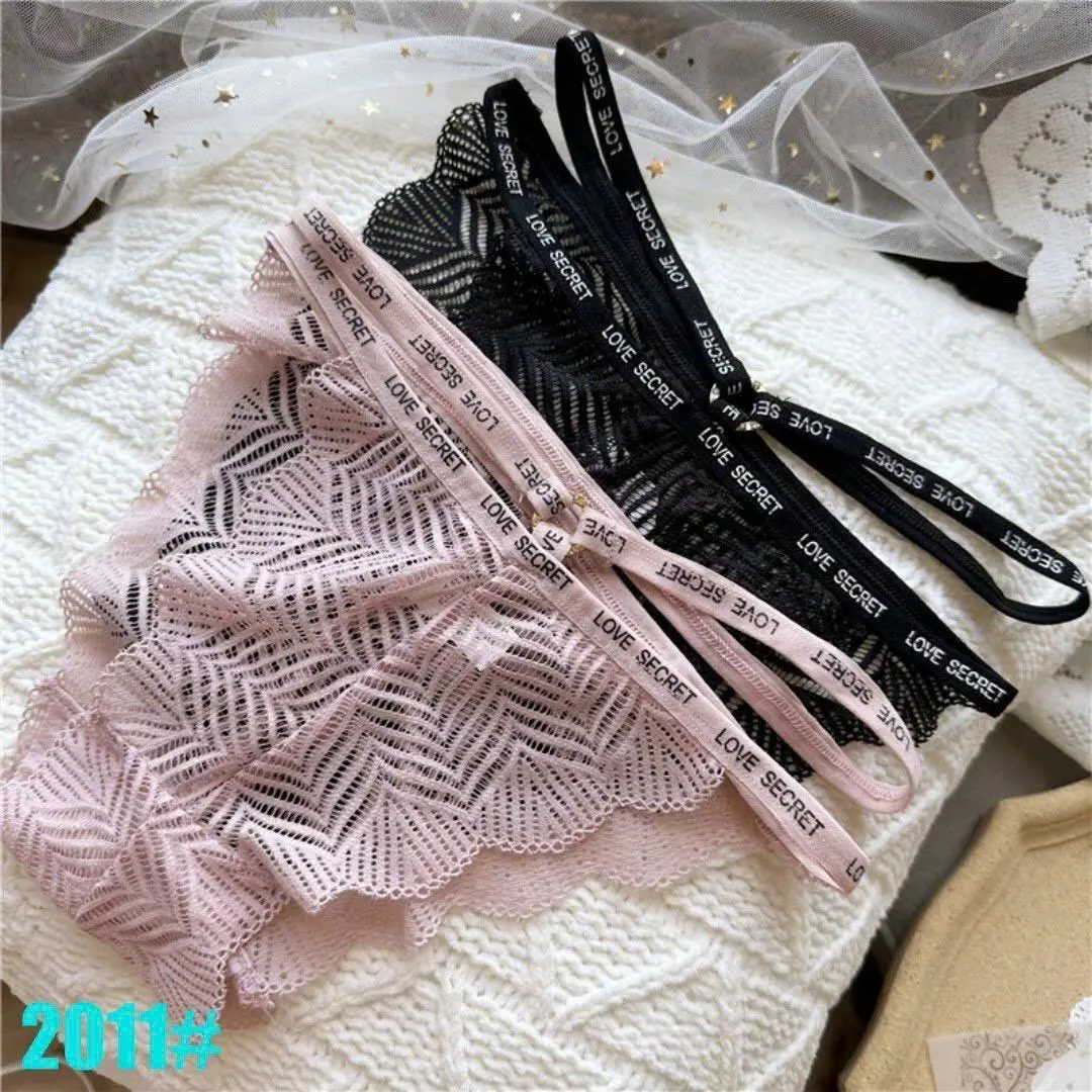 C08 sét 3 quần ren cách điệu dây lo.ve