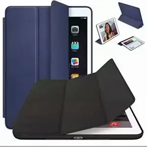 Casing tablet, terbuat dari kulit, dapat dilipat.