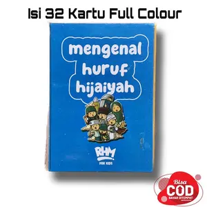 FLASHCARD EDUKASI ANAK / HURUF HIJAIYAH / Flash Card Mainan Kartu Pintar Hijaiyah