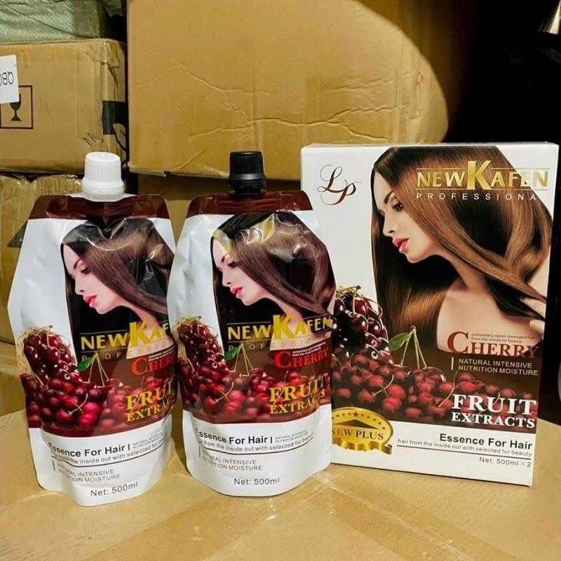 Product Introduction of Thuốc nhuộm tóc đen/nâu New Kafen cao cấp phủ bạc 500ML, lên màu chuẩn 0