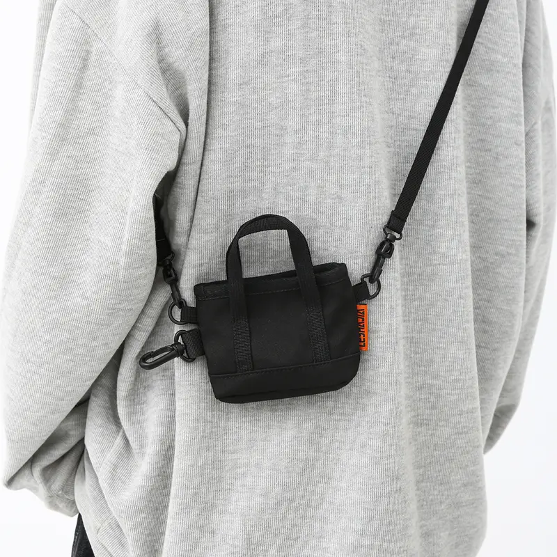 Túi Đeo Vai Nylon, Unisex, Màu Trơn Phong Cách Thường Ngày túi Messenger Có Khóa Kéo 3
