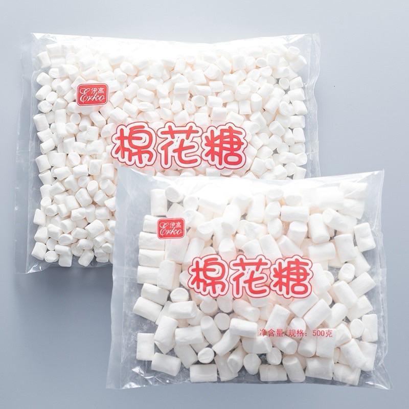 Kẹo marshmallow kẹo bấc trắng nougat trắng 500g GIẢM NGỌT 40%