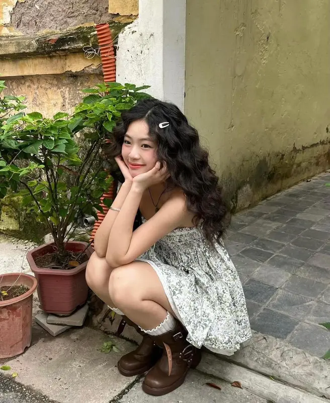 13 màu hoa nhí áo ống quây bo chun co giãn form xoè cột dây nơ mảnh lụa xinh xẻo cho nàng freesize video shop tự quay AGON TOP 6