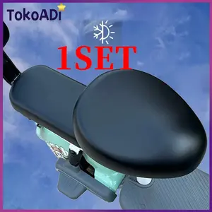 Cover Kursi Kulit PU Jok Sepeda Listrik Anti Air E-bike Universal Seat Cover Nyaman Sarung bungkus jok E-bike