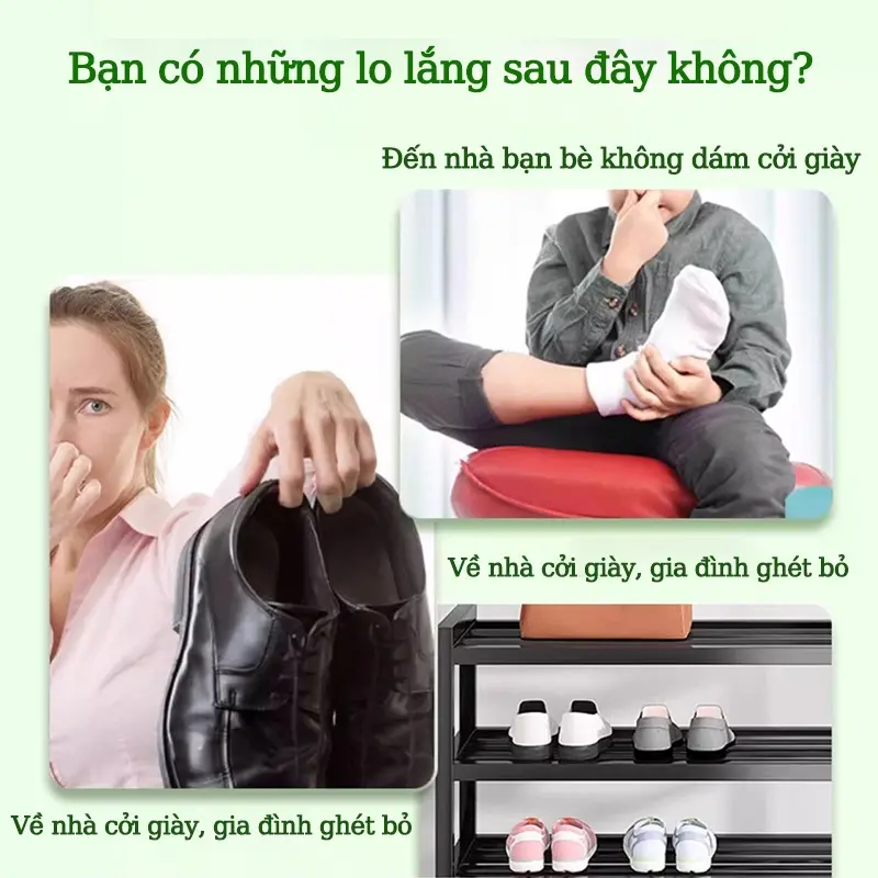 khửùi hôi chân MUMUZONE nguyên liệu thiên nhiêndưỡng ẩ, khuẩn, không gây ứng da 1