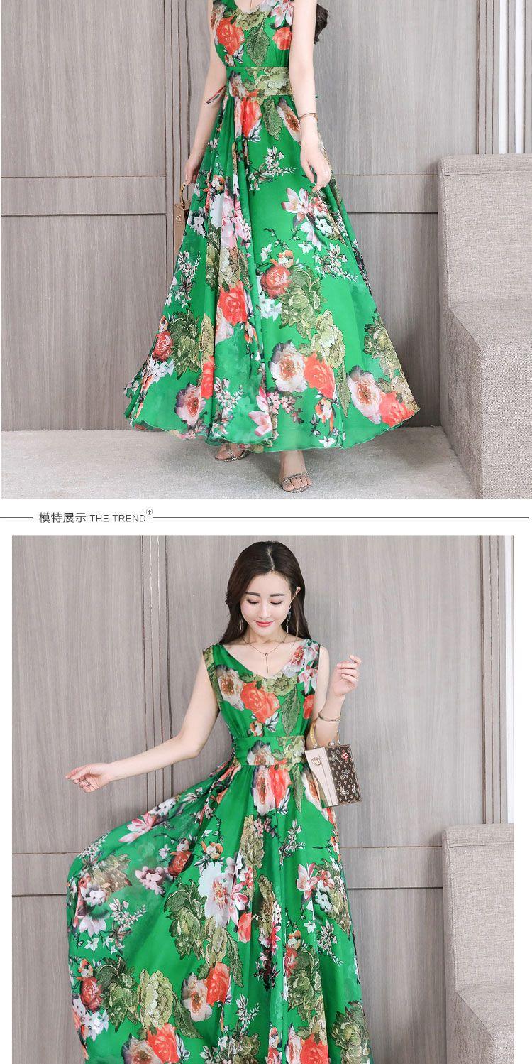 Product Introduction of Váy Lụa Lạnh Có Dây Đeo, Hàng Mới Về Mùa Hè 2024, Dành Cho Phụ Nữ, Váy Đi Biển Cho Mẹ, Váy Vest Mỏng, Thanh Lịch, Váy Dài, Quần Áo Nữ 31