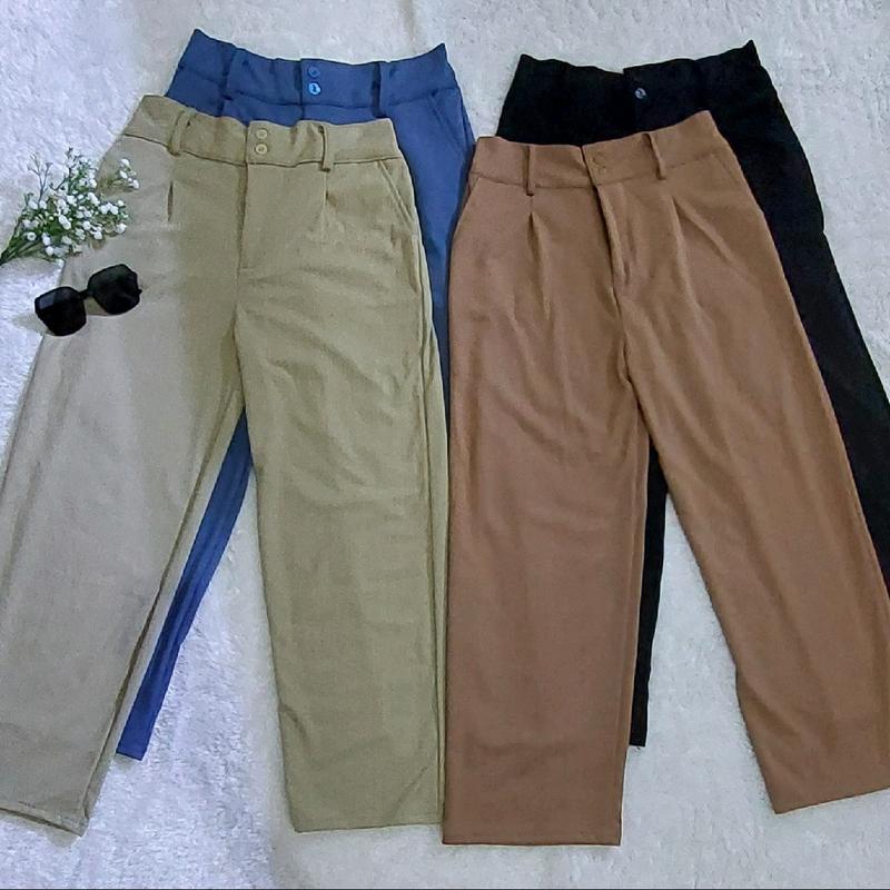 TERMURAH JENIE  KULOT KNIT PREMIUM HIGHWAIS Tebal Wanita 1
